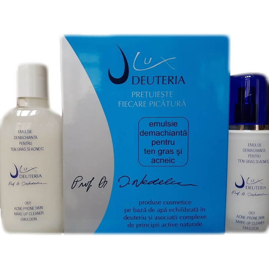 Cleansing emulsion for oily and acneic skin, 150 ml, Deuteria Cosmetics