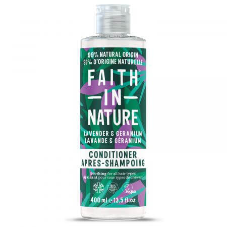 Balsam de par nutritiv cu lavanda si muscata, 400 ml, Faith in Nature