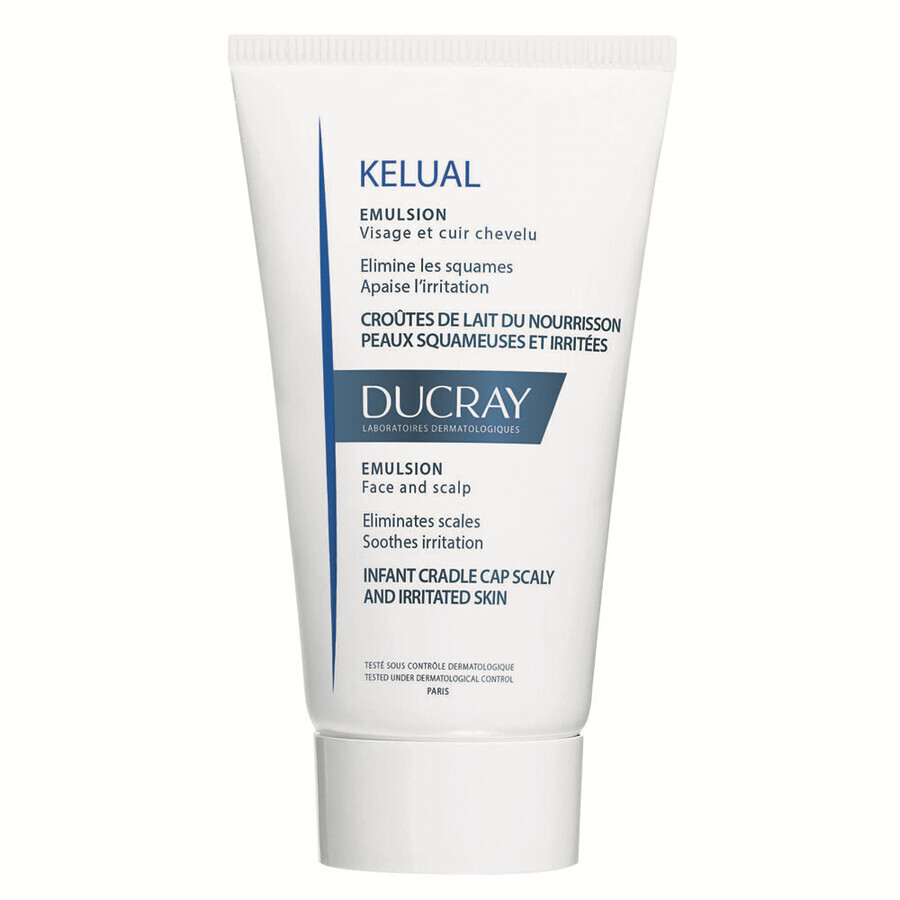 Keratosereduzierende Emulsion für Milchschorf oder Haut mit Kelual-Peeling, 50 ml, Ducray