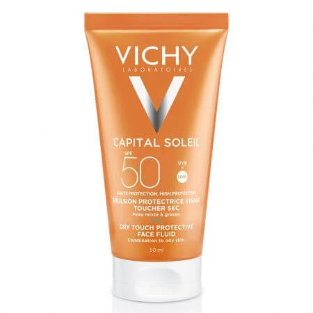 Vichy Capital Soleil Mattifying Face Emulsion Dry touch SPF 50, 50 ml