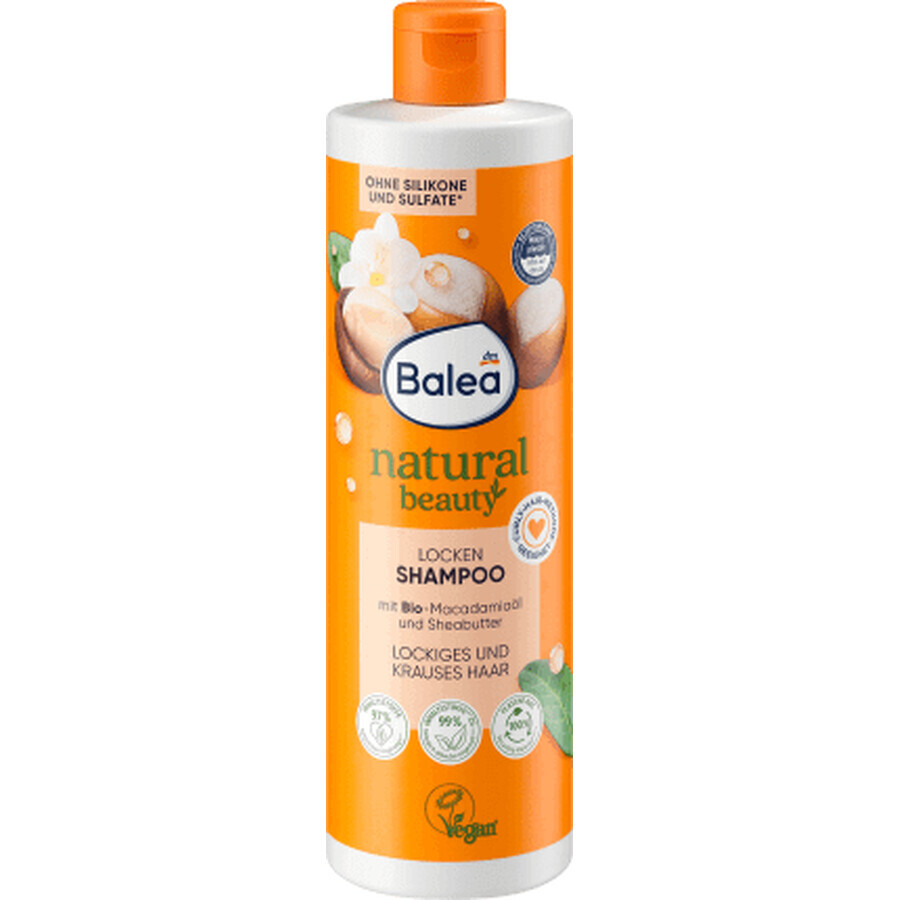 Balea Natural Beauty Shampoo für Locken, 400 ml