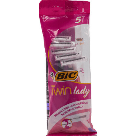 BIC Aparat de ras twin lady, 5 buc