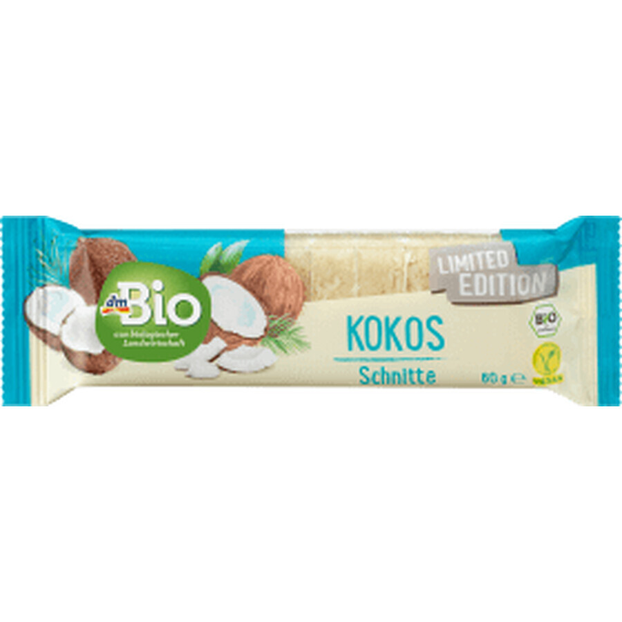 DmBio Kokosnuss-Riegel, 60 g