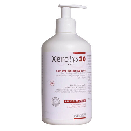 Emulsion für trockene Haut Xerolys 10, 500 ml, Labor Lysaskin