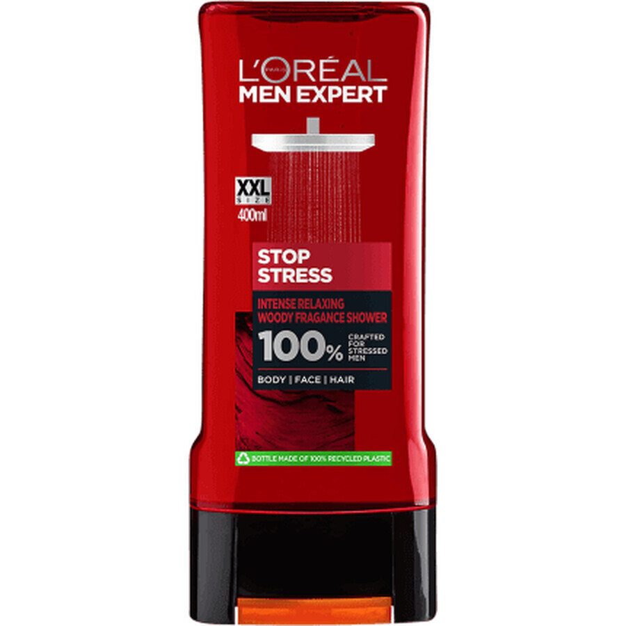 L'oreal Men Gel de duș STOP STRESS, 400 ml