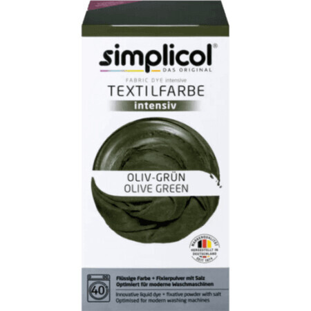 Simplicol Vopsea textile intensiv verde, 550 g