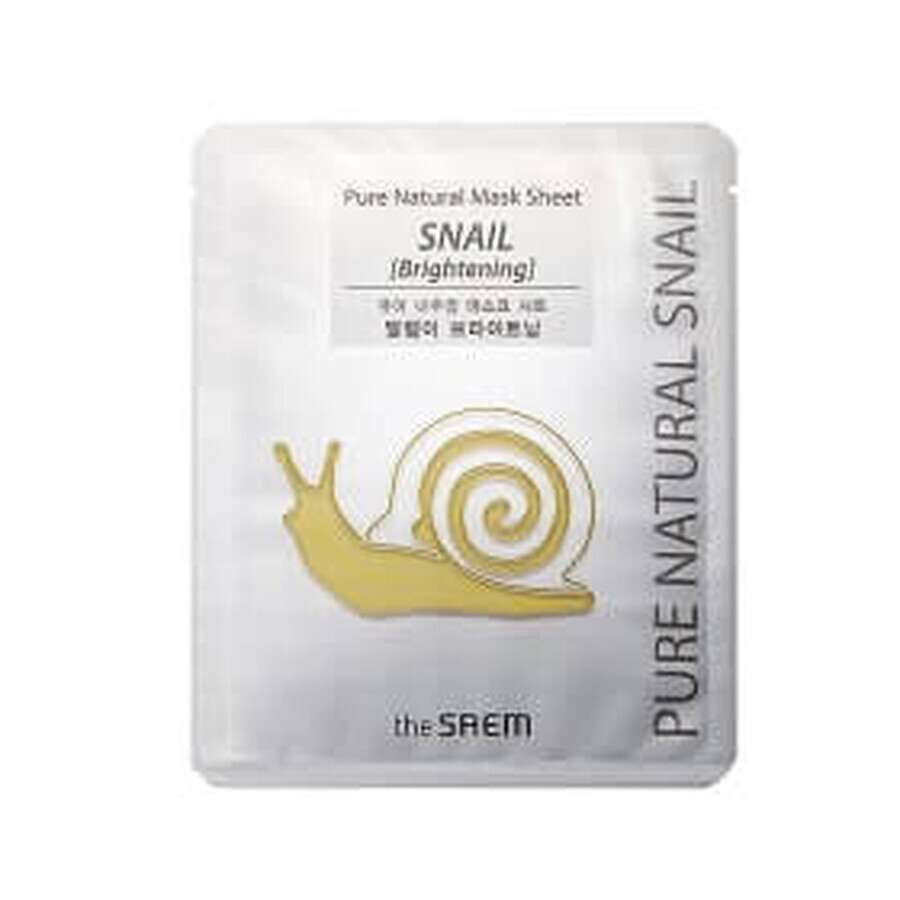 The Saem Illuminating Face Mask with Snail Extract, 1 pk