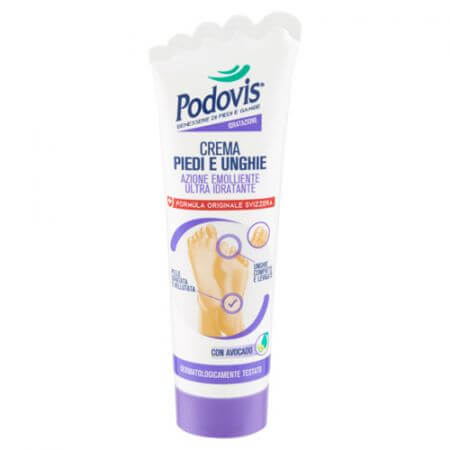 Crema ultra - hidratanta pentru picioare si unghii, 100 ml, Podovis