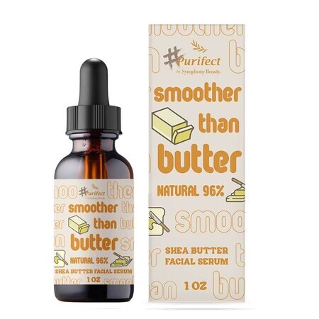 Serum facial Purifect, Smoother than Butter, cu unt de Shea, 30ml, Purifect