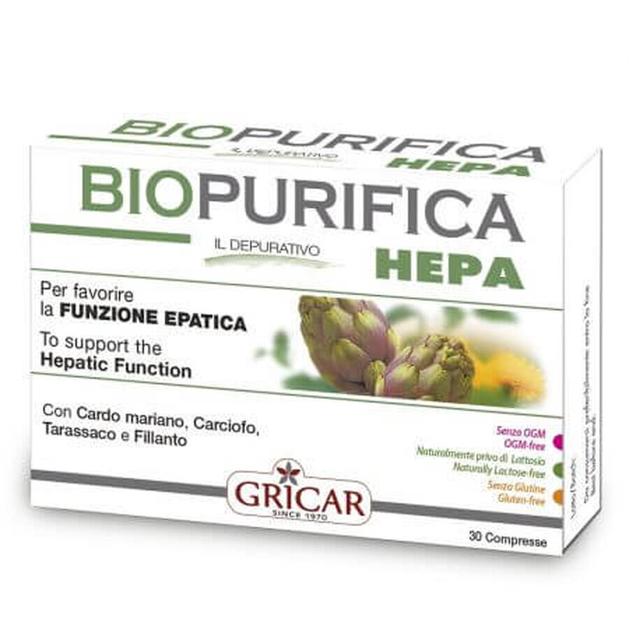 Biopurifica Hepa, 30 Tabletten, Gricar