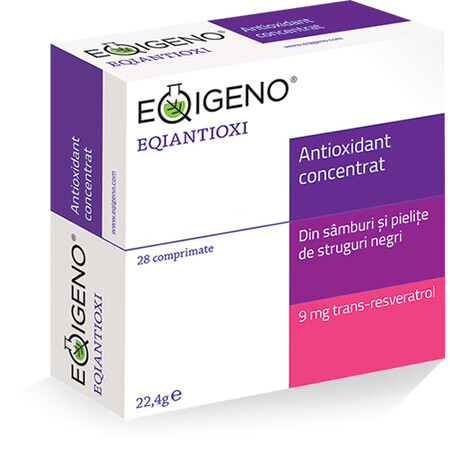 Eqiantioxi antioxidant natural concentrat, 28 comprimate, Eqigeno