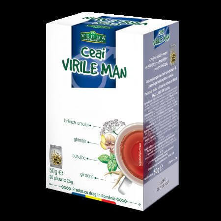 Ceai viril man, 50 g, Vedda