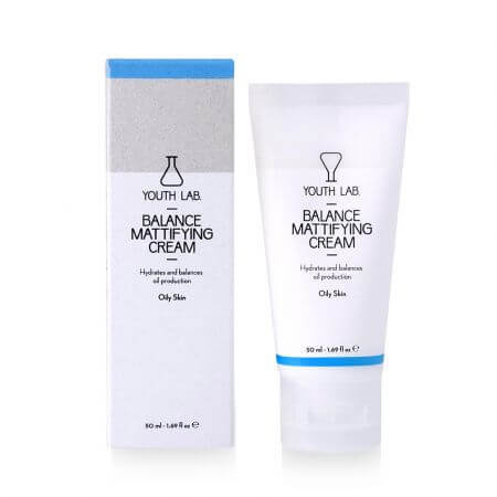 Crema matifianta pentru tenul gras sau predispus la acnee, 50 ml, Youth Lab