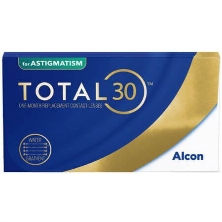 Lentile de contact Total30, +0.50, 6 bucati, Alcon