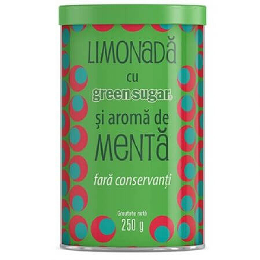 Green Sugar Limonade mit Minzgeschmack, 250 g, Remedia Laboratories