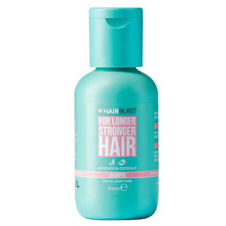 Champú para fortalecer y acelerar el crecimiento del cabello, 60 ml, HairBurst