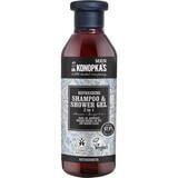Belebendes Shampoo und Duschgel 2in1, 280 ml, Dr. Konopkas