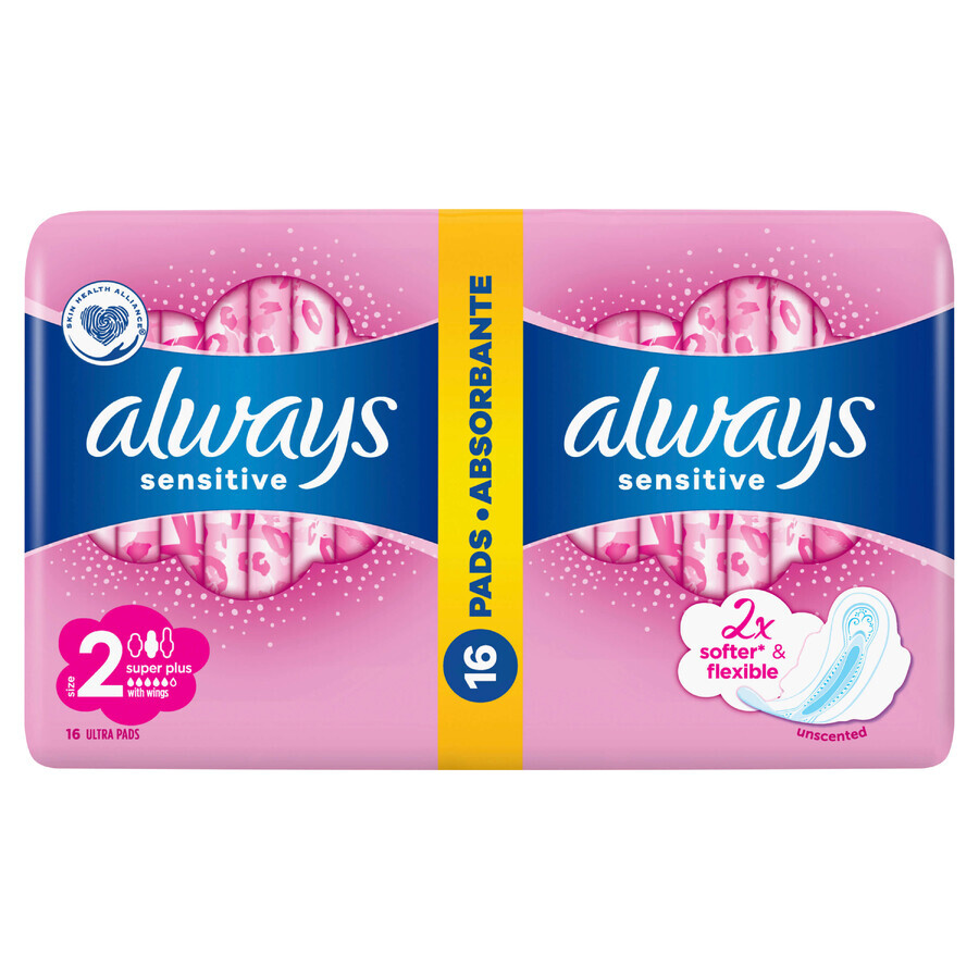 Absorbante Always Ultra Sensitive Super Plus, 16 bucati, P&G