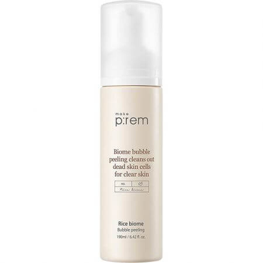 Spuma de curatare exfolianta Pure Biome, 190 ml, Make P:rem