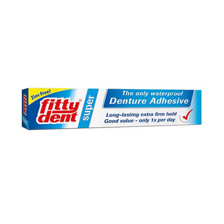 Adeziv pentru proteze dentare FITTYDENT Super – 40 g