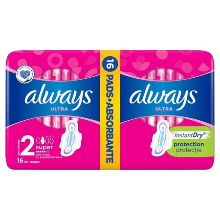 Absorbante Always Ultra Super, 16 bucăți, P&G