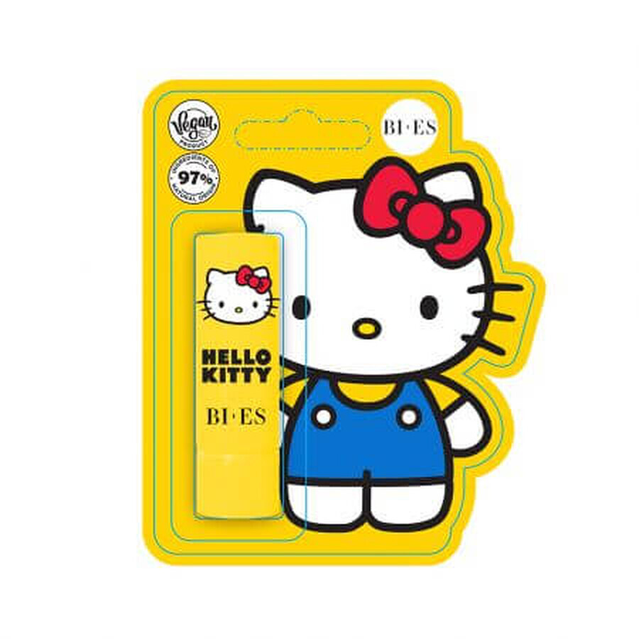 Balsam de buze pepene rosu Hello Kitty, 4 g, Bi-Es