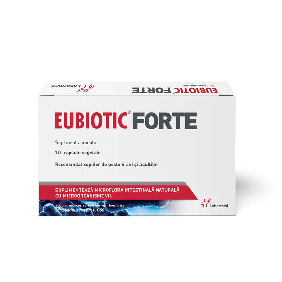 Eubiotic Forte, 10 vegetarian capsules, Labormed