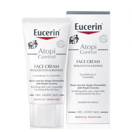 Eucerin AtopiControl Crema pentru fata, 50 ml