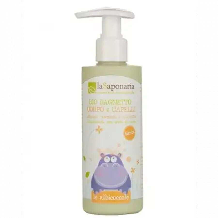 Bio-Haar- und Körperreinigungsgel für Kinder, 190 ml, La Saponaria