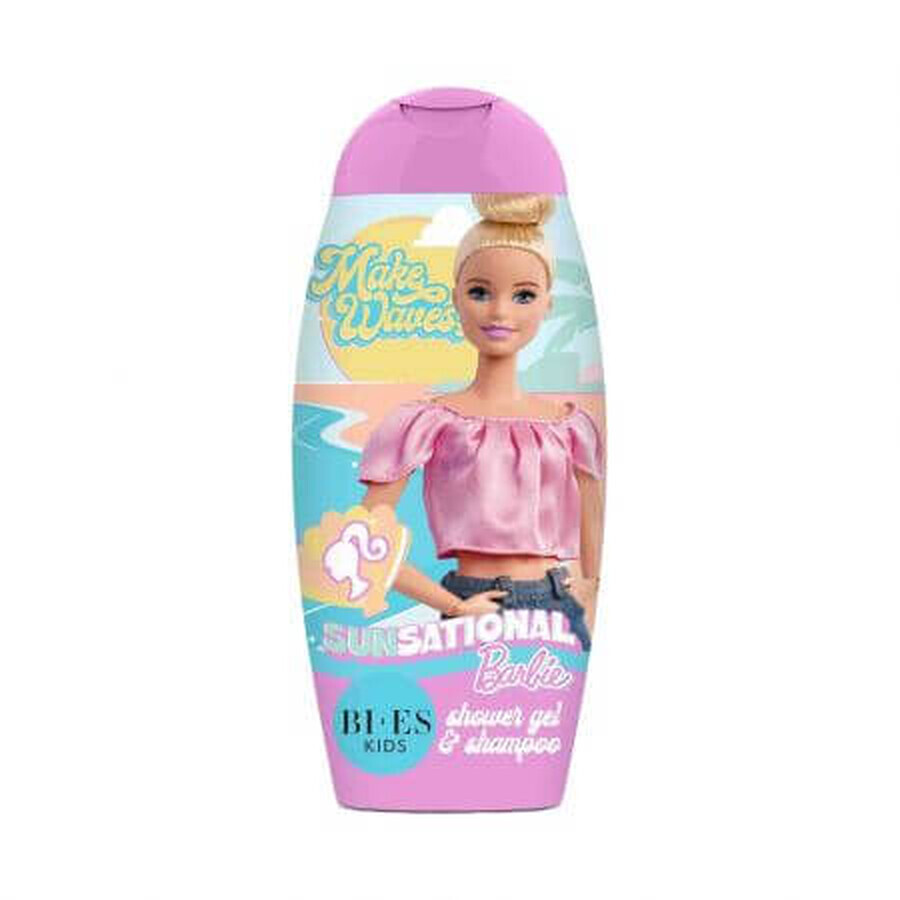 Gel dus & Sampon Barbie Sunsantional, 250 ml, Bi-Es