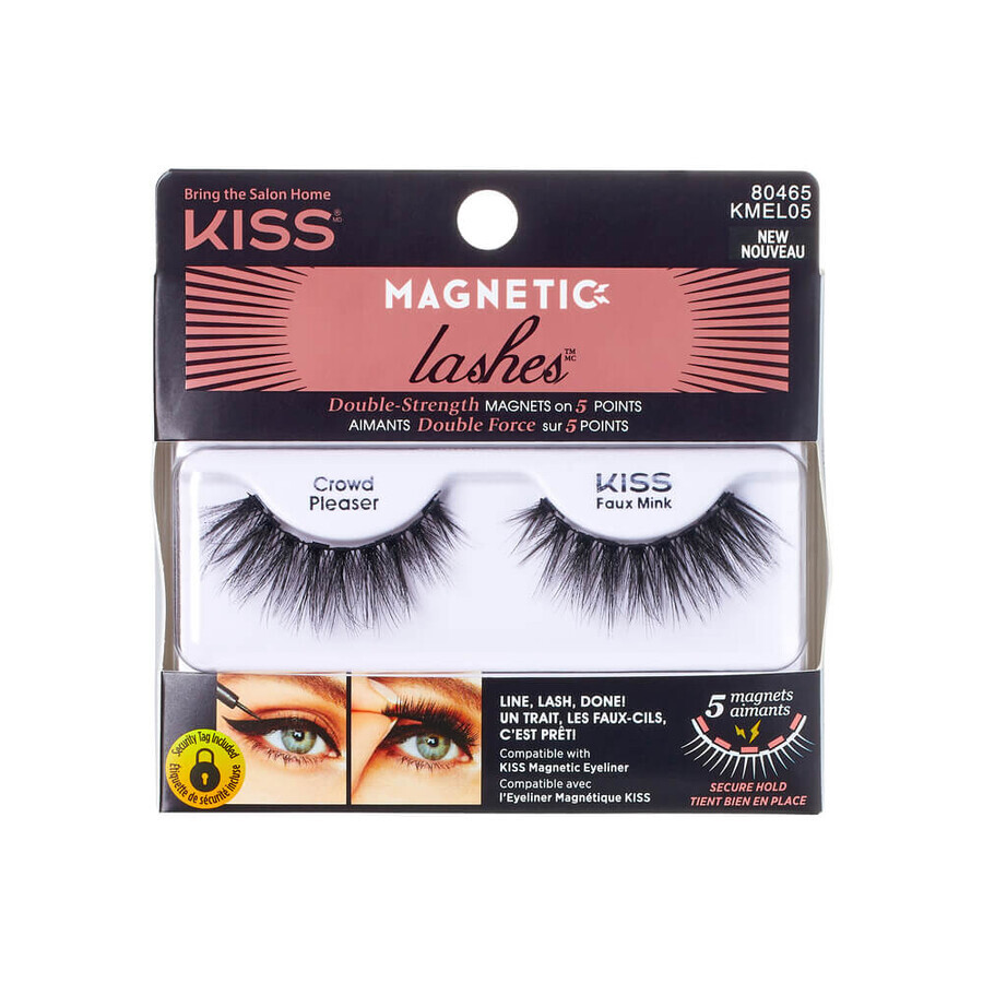 Gene false Magnetic Lashes, Crowd Pleaser, 1 Paar, Kiss