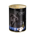 Nassfutter mit Kabeljau für Hunde Adult, 400 g, Piper