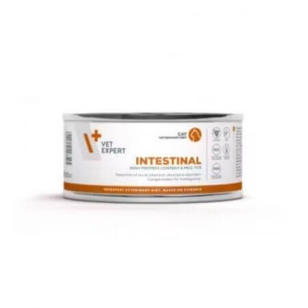 Hrana umeda pentru pisici Intestinal Cat, 100 g, Vetexpert