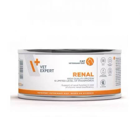 Hrana umeda pentru pisici Renal, 100 g, Vetexpert