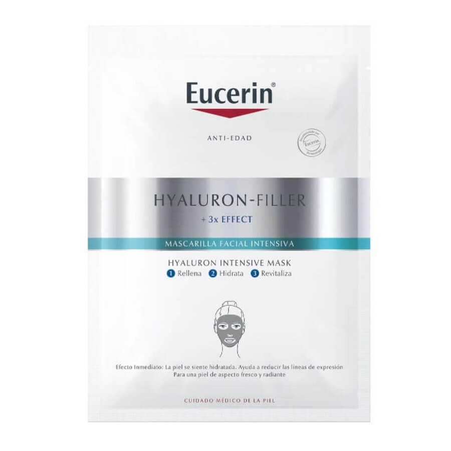 Eucerin Hyaluron Filler Triple Anti-Aging Gesichtsmaske, 1 Stück