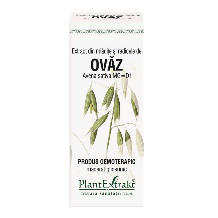 Extract din mlădițe și rădicele de ovăz, 50 ml, Plant Extrakt