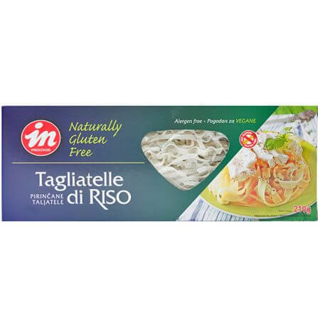 Paste din orez Tagliatelle di Riso, 210 g, Aleksandrija Fruska Gora