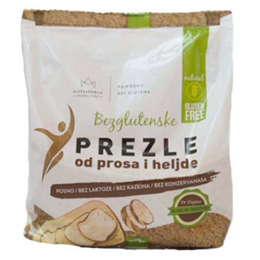 Pesmet din mei si hrisca fara gluten, 300 g, Aleksandrija Fruska Gora