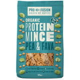 Proteina vegetala texturata din mazare si fava Bio fara gluten, 125 g, Profusion