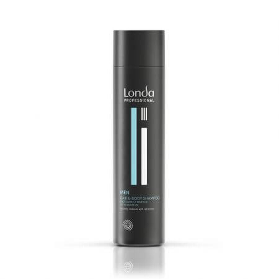 Sampon de par si corp pentru barbati Men Hair&Body, 250 ml, Londa Professional