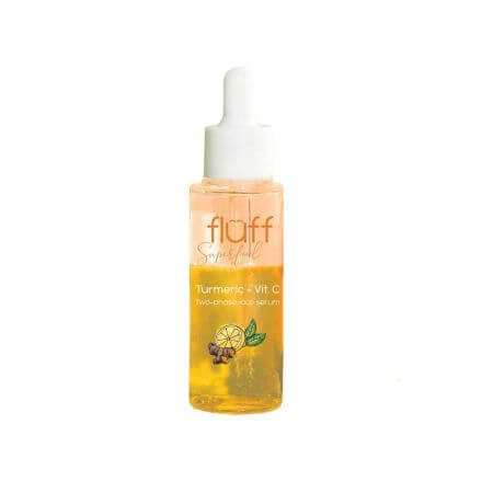 Ser in doua faze Turmeric si vitamina C Booster, 40 ml, Fluff