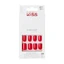 Uñas postizas de gel Fantasy Color, Lo que sea corto Squoval, Kiss