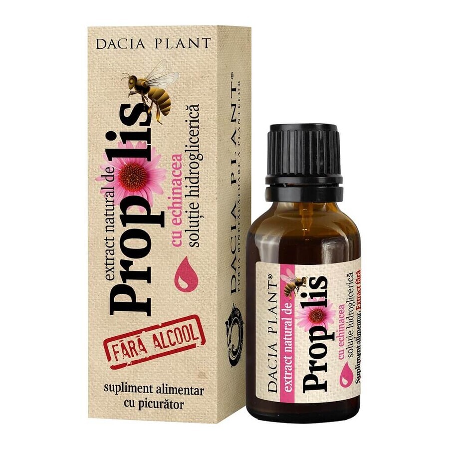 Natürlicher Propolis-Extrakt mit Echinacea mit Tropfer, 20 ml, Dacia Plant