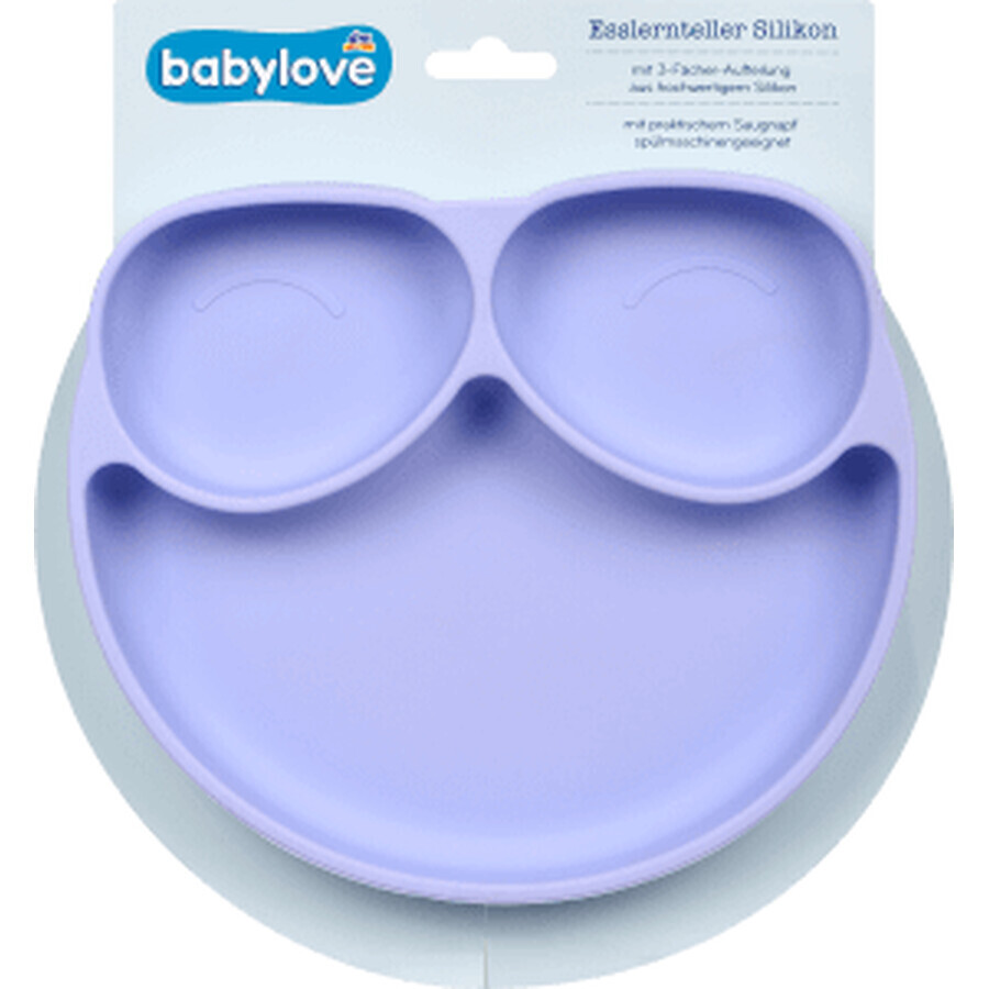 Babylove Silikonteller für Kinder, 1 Stk