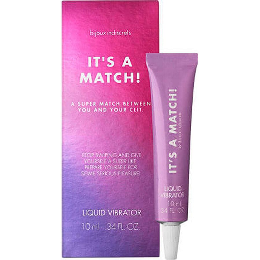 Bijoux Indiscrets It's a Match cremă cu efect vibrator, 10 ml