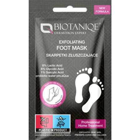 Biotanique Exfoliating Fußmaske, 1 Stück