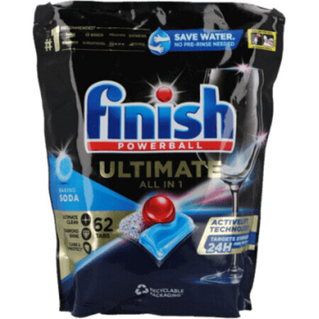 Finish Detergent capsule pentru mașina de spălat vase quantum ultimate, 62 buc