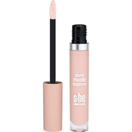 She colour&style Pure Nude Lip Gloss 341/001, 5,2 g