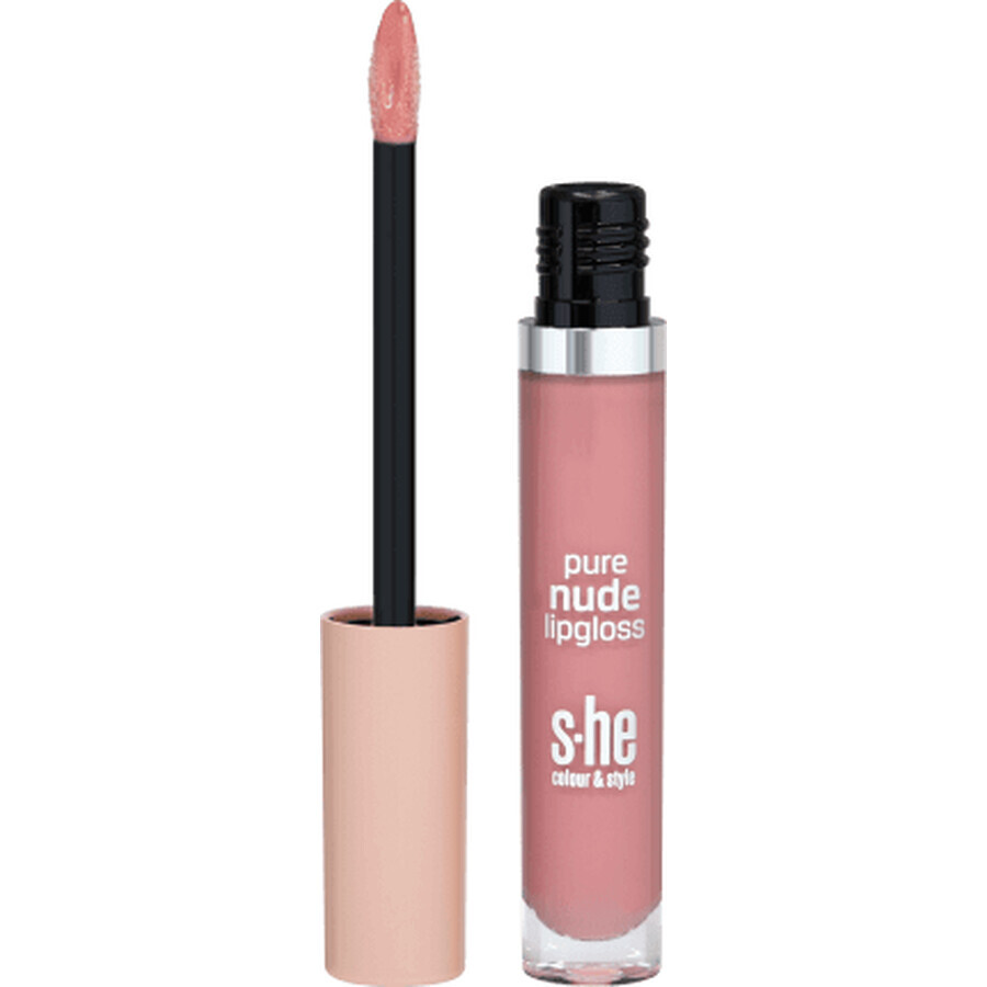 She colour&style Pure Nude Lip Gloss 341/010, 5,2 g