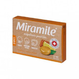 Miramile Zitrone und Honig Halstabletten, 12 Tabletten, Pharma 1 Science